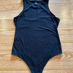 Sleeveless Black Bodysuit